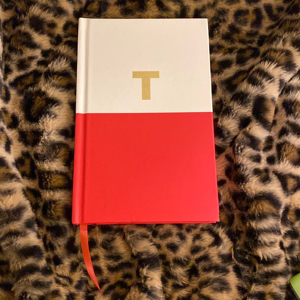 Kate Spade letter T notebook